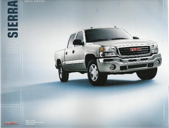 2004 gmc sierra truck sales brochure 