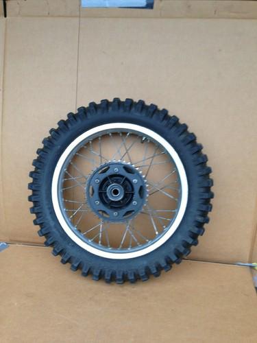 Honda xl250 r rear wheel tire spokes hub sprocket 1984 17x2.15 d.i.d.