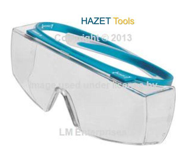 Hazet shop safety glasses over rx glass type unrestricted vision  new