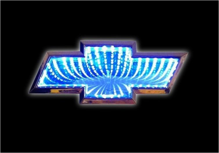 3d led waterproof dustproof car light lamp emblem chevrolet new epica2011 blue