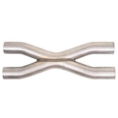 Summit racing crossover pipe x-pipe steel aluminized 2.25" diameter universal ea