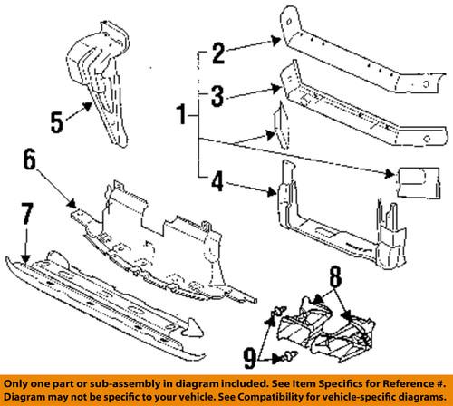 Pontiac gm oem 10423210 radiator support-air inlet duct