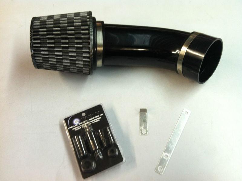 4 inch short ram universal intake with vacuum/maf sensor install kit