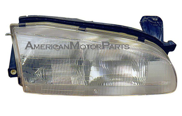 Right passenger side replacement headlight head lamp 93-97 geo prizm - 94852389