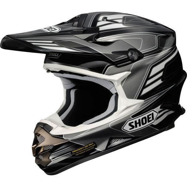 Black/white xxl shoei vfx-w werx helmet 2013 model