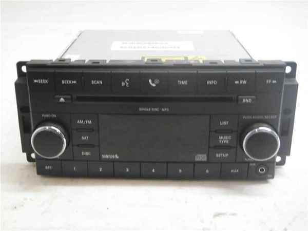 Avenger sebring oem single disc cd mp3 player radio lkq