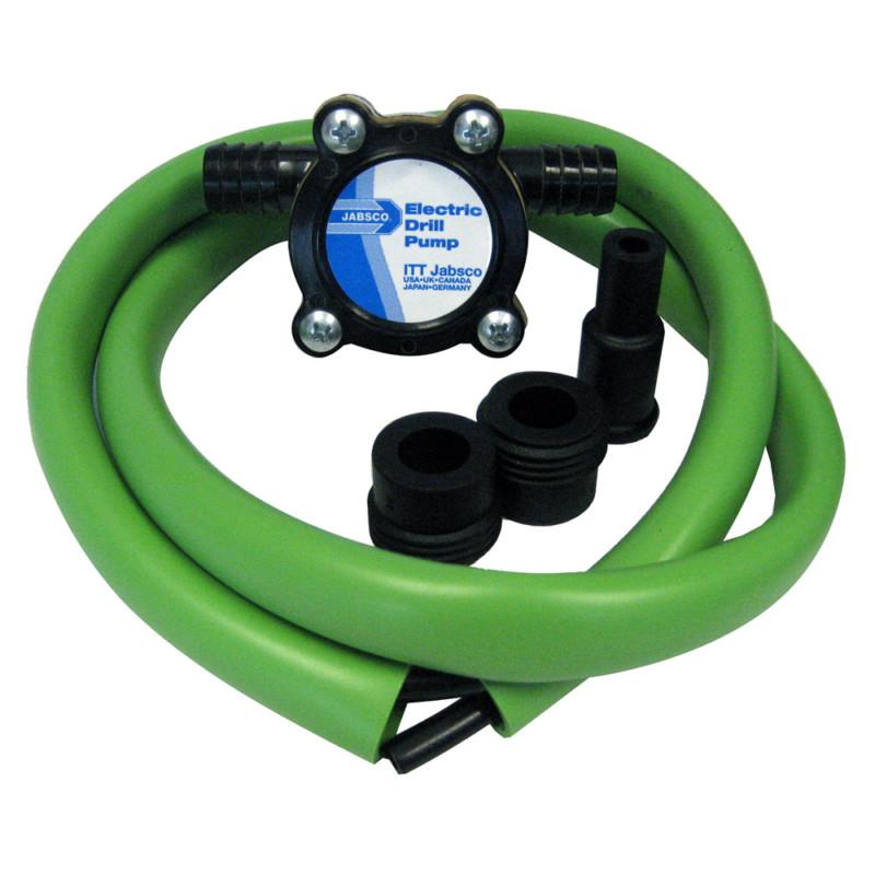 Jabsco drill pump kit w/hose 17215-0000