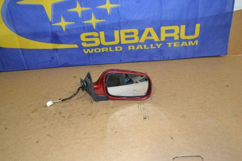 2002 2003 subaru impreza wrx passenger side mirror rh right oem red 02-03