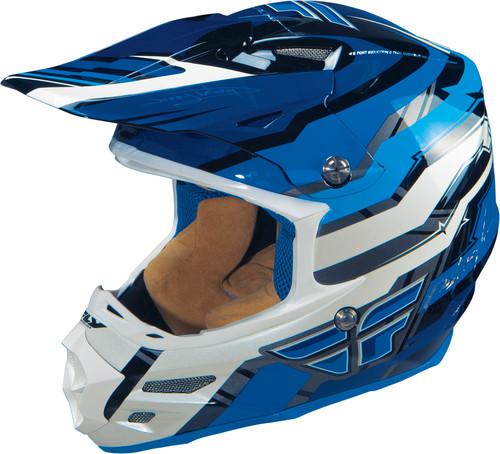 Fly racing formula stryper graphic motorcycle helmet blue/white/black xx-large