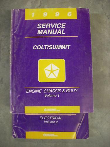 1996 dodge colt eagle summit shop service repair manual