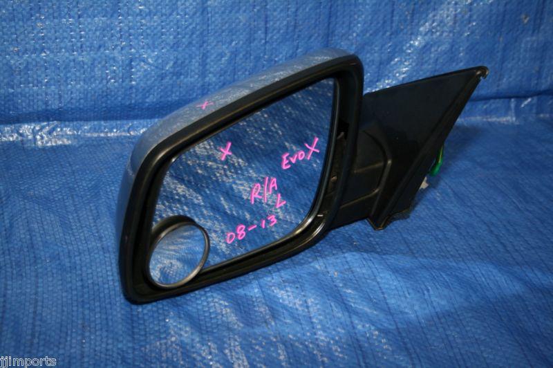 08 10 11 12 13 lancer evolution x ralliart oem left driver door mirror evox cz4a