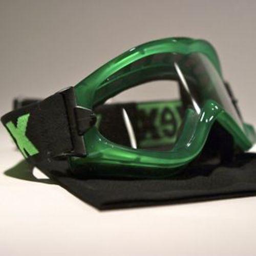 Uvex f1 std off road motorcycle goggles candy green