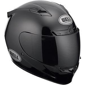 Bell vortex gloss black solid full-face motorcycle helmet x-small