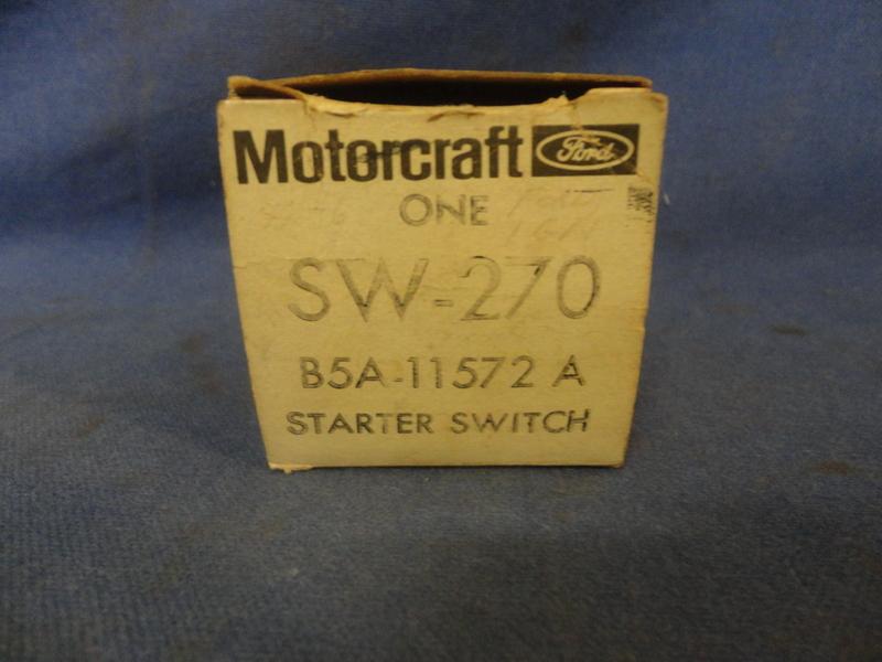 Ford motorcraft starter switch sw-270 - nos 