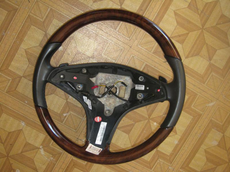 2010-2012 mercedes e class mocha brown steering wheel, part # 2074601003, oem