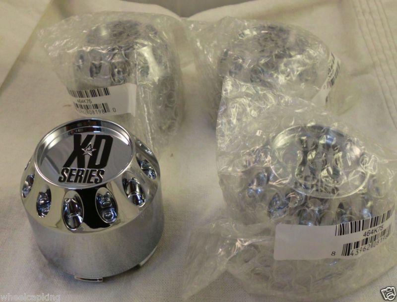 Xd series wheels chrome custom wheel center cap caps set 4, # 905k75 new!