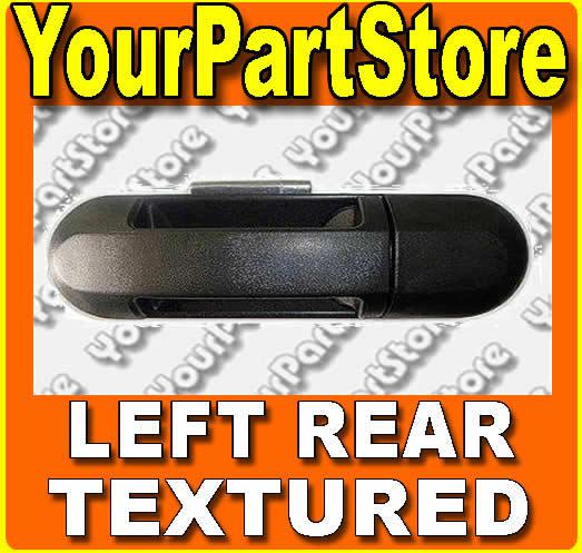 02-10 ford explorer & sport trac outside door handle textured left rear new