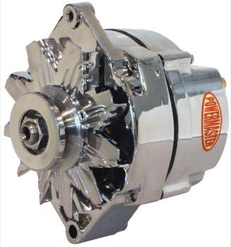 Powermaster motorsports 17102 chevy 65 amp chrome alternator