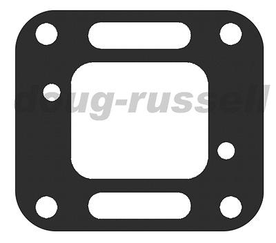 Mercruiser exhaust manifold elbow restrictor gasket 27-863724 18-0897 9-61413