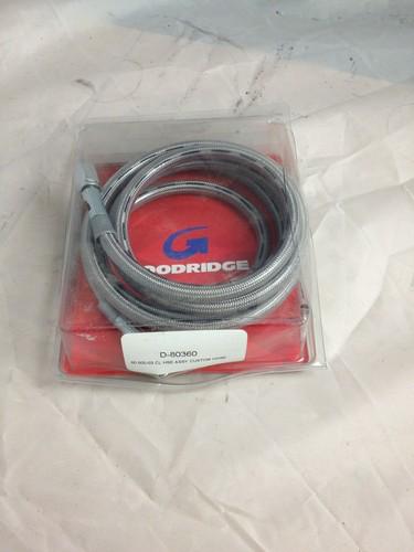 Goodridge braided stainless brake line hose front rear harley 60" universal new