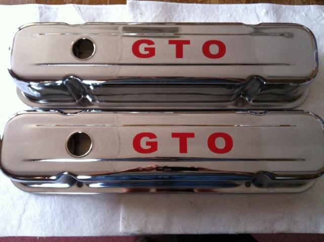 64,65,66,67,68,69,70,71-79,pontiac,red,gto 350 455 valve covers 