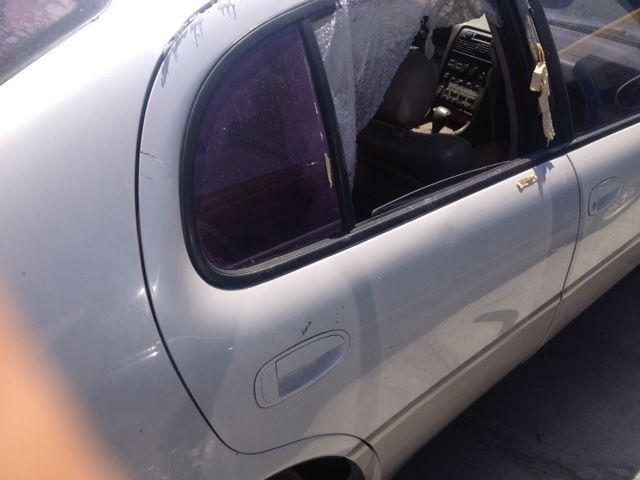 1994 lexus gs300 back right door exterior frame only