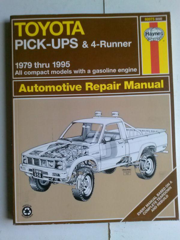 Haynes repair manual toyota pick-ups 1979-95 nice!!