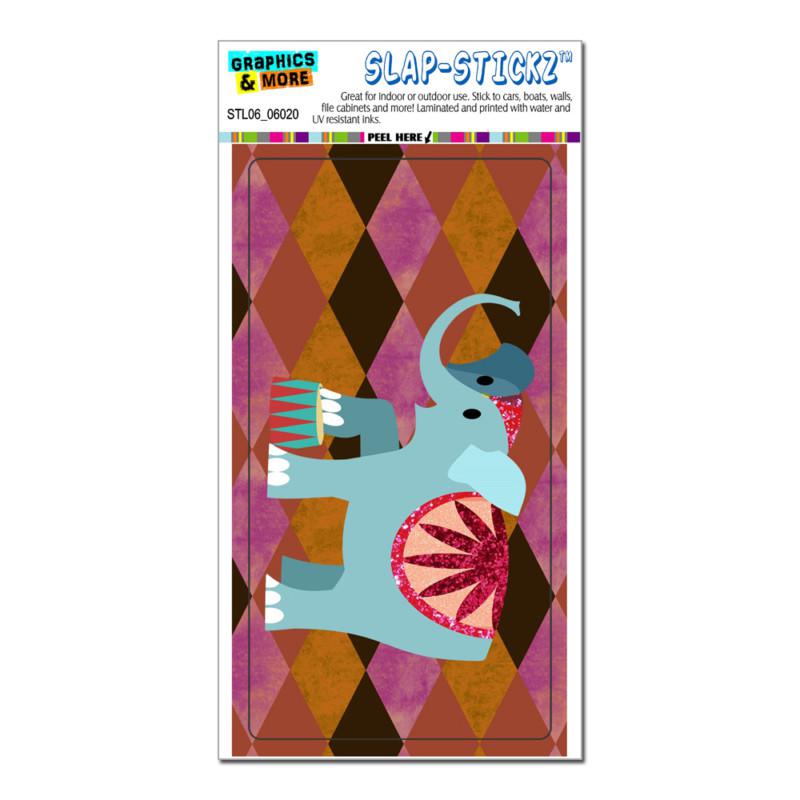 Big top circus elephant - slap-stickz™ car window locker bumper sticker