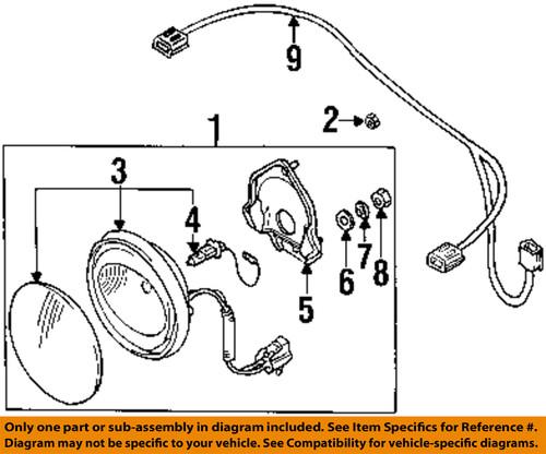 Mazda oem 0000110h3 fog light bulb-bulb