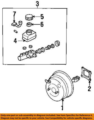 Subaru oem 26401ae03a brake master cylinder