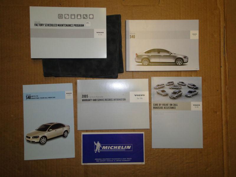 2005 volvo s40 owners manual