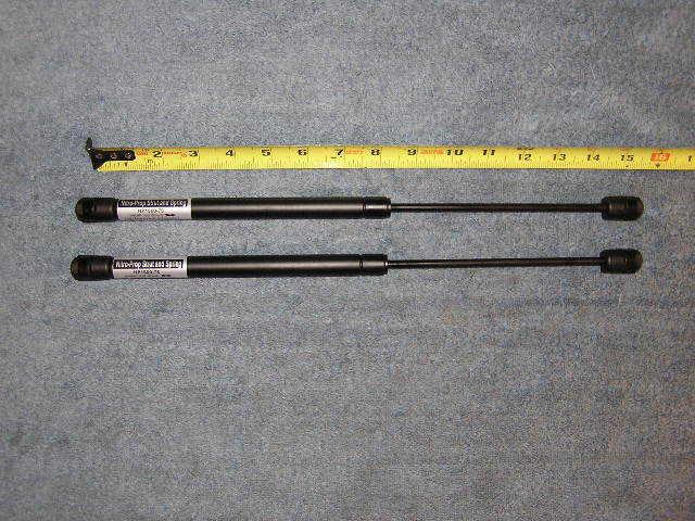 2ea 15in 75# nitro-prop gas strut spring damper shock lift support arm 75lb 15"