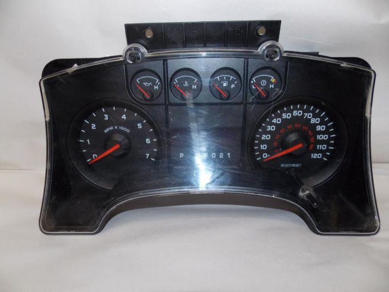 09-09 ford f150 stx & xl 67k instrument cluster speedometer 2009 #7052