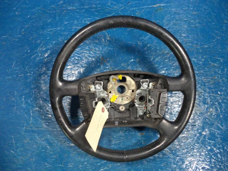 2001-2002 volkswagen passat 4 spoke steering wheel w/ radio controls oem black