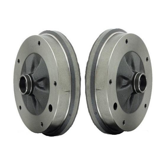 Volkswagen beetle karmann ghia thing brake drum front set of 2 ocm 131 405 615 a