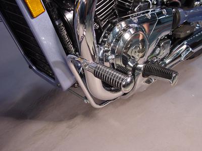 Mc enterprises standard hi-way bars w/o-ring footpegs chr hon shadow 1100/spirit