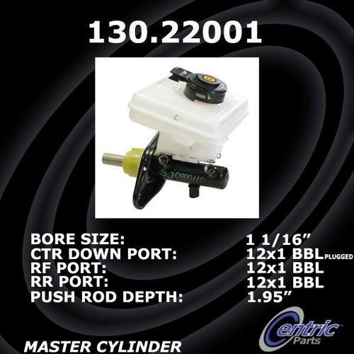 Centric 130.22001 brake master cylinder-premium master cylinder
