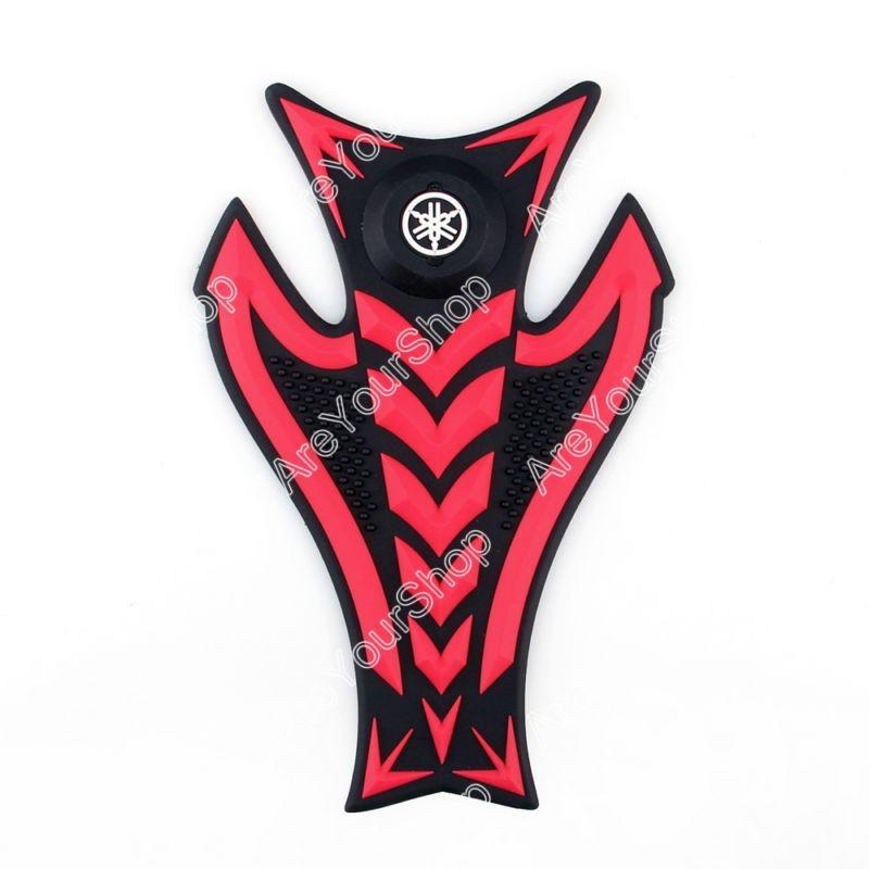 3d rubber tank pad protector gas motorcycle yamaha yzf r1 r6 r6s fz1 fz8 red