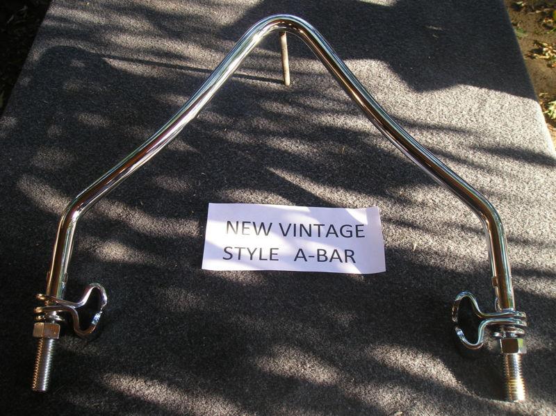 New single metal vintage style chrome bumper a-bar !