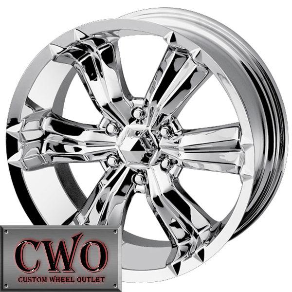 18 chrome mazzi sphinx wheels rims 5x135 5 lug ford f-150 navigator expedition