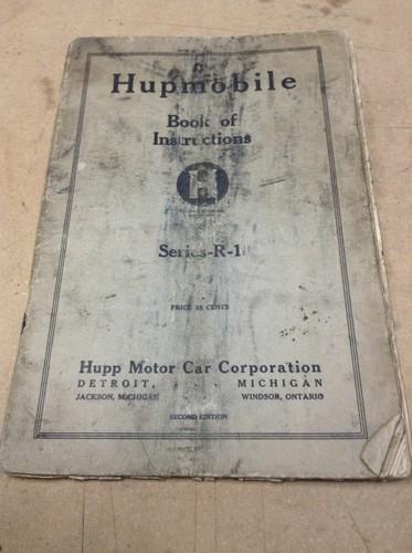 Hupmobile original book of instructions