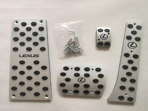 Aluminum car foot pedal plate cover (fit for lexus gs series at) brand