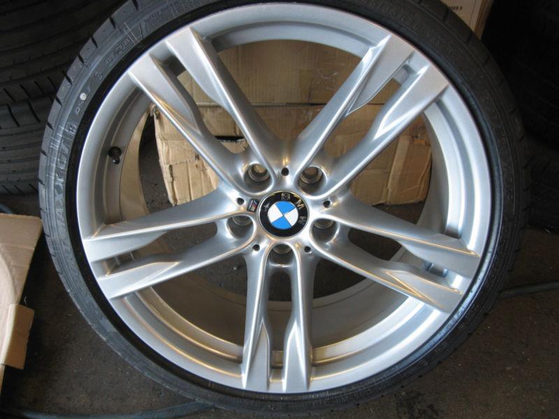 20" bmw m-6 staggered oem wheel set with run flat tires