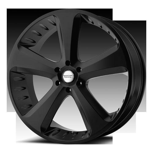 18" american racing vn870 black circuit challenger charger 300c wheels rims