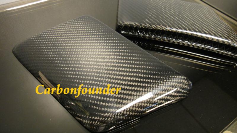 For mercedes w212 e63 amg add carbon fiber front bumper side vent insert covers