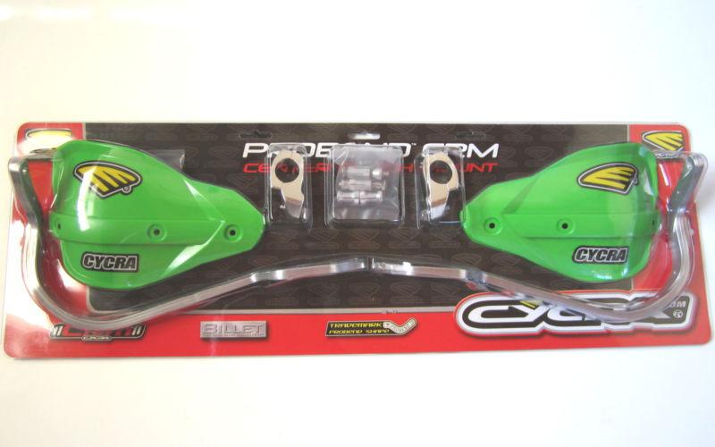 Cycra handguards pro-bend racer pack pair crm green 7/8" kxf kx klx new