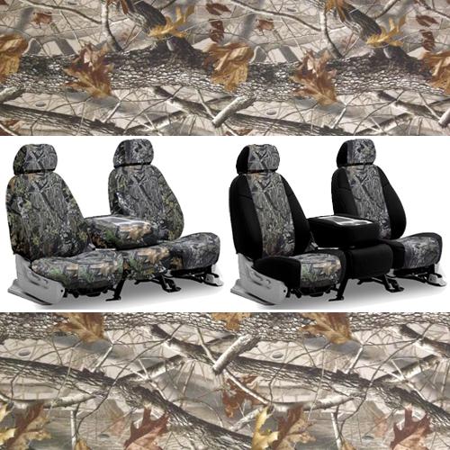 Coverking real tree neoprene camo seat covers for cadillac deville sedan  