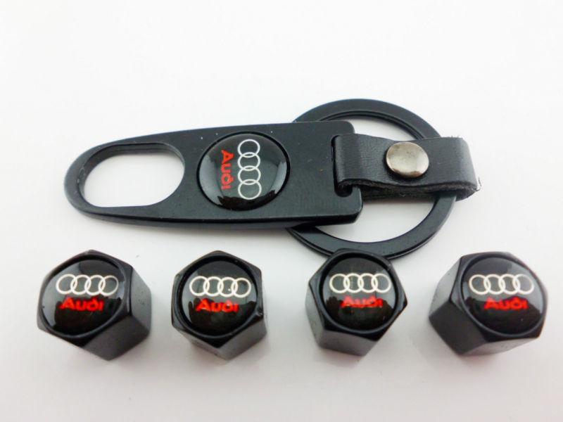 New for audi car wheel airtight tyre tire stem air valve caps