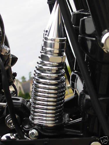 Custom harley springer & cross bones spike bolt covers