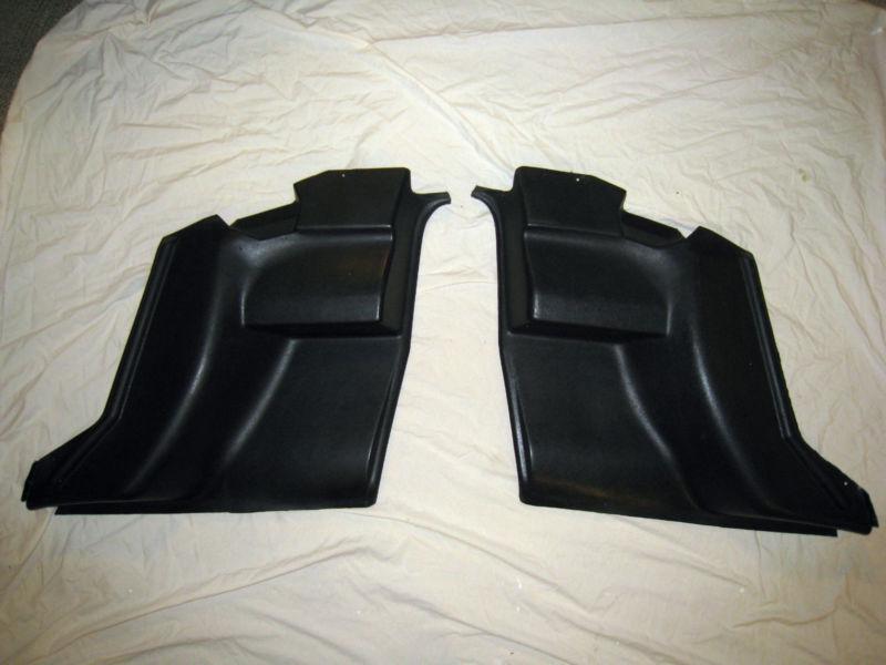 1970-1981 chevy camaro pontiac firebird rear seat armrest quarter panels black 